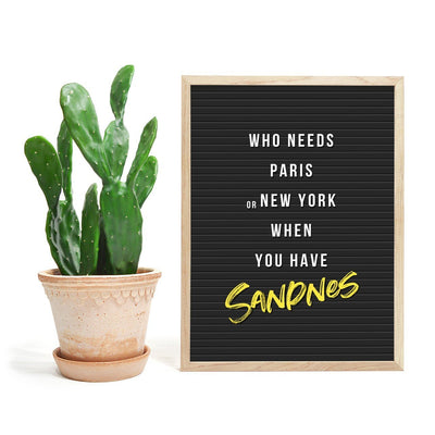 Sandnes - Byplakat - Plakatbar.no