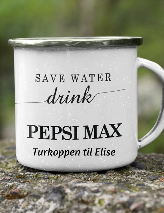 Save Water Drink Pepsi Max - Med eget navn - Plakatbar.no
