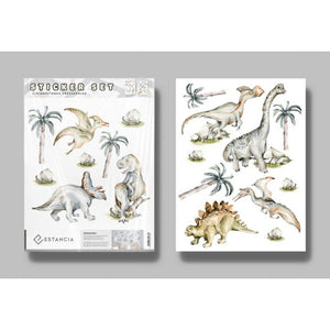 Sett med Wall stickers - Dinosaurer - Plakatbar.no