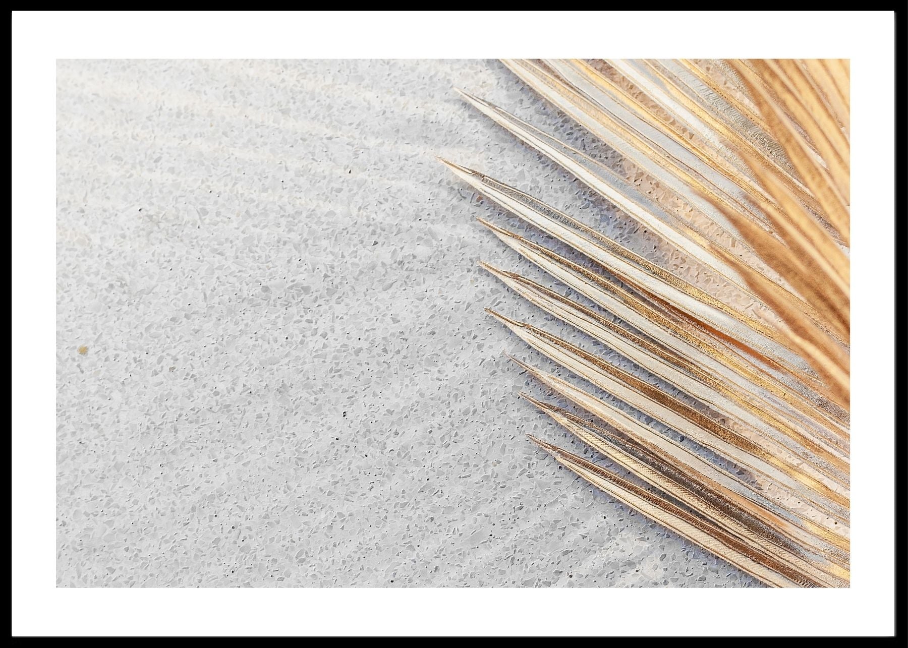 Silver gold palm Poster - Plakatbar.no