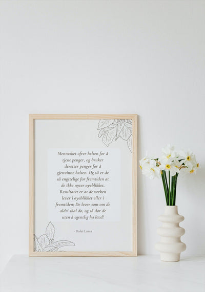 Sitatplakat - Dalai Lama - Plakatbar.no