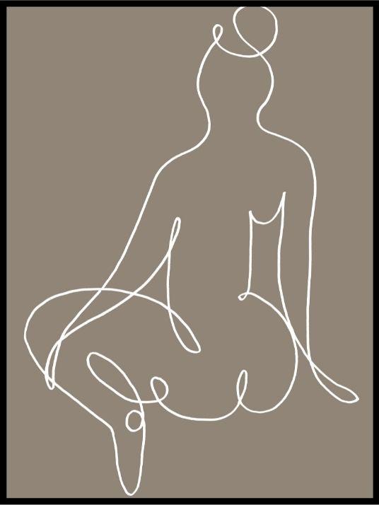 Sitting down II poster - Plakatbar.no