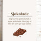 Sjokolade - Jeg gir ikke opp - Plakat - Plakatbar.no