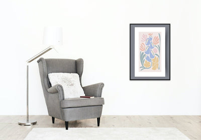 Skandinavisk kunst - different color on flowers - 01 - Plakatbar.no