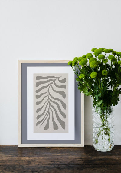 Skandinavisk kunst - grey coral - 02 - Plakatbar.no