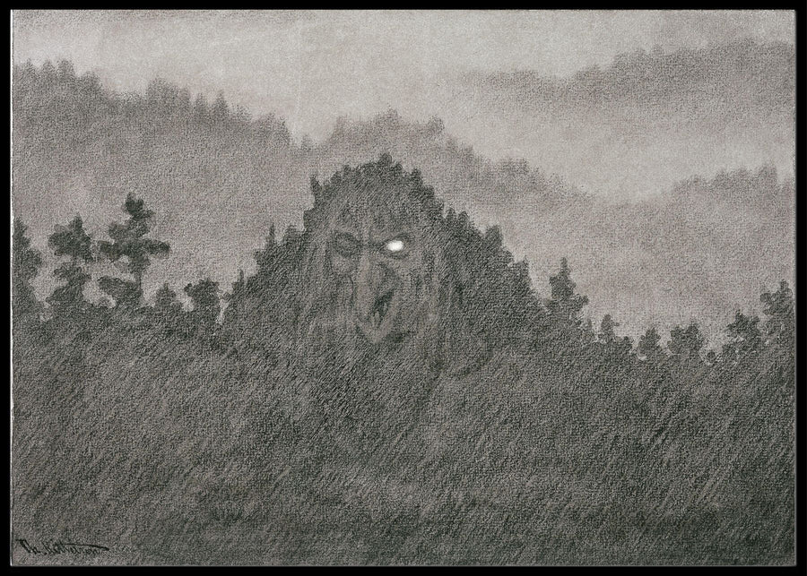 Forest troll, Theodor Kittelsen - Poster