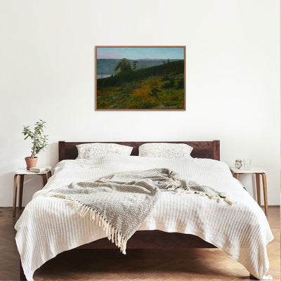 Skrittene var så tunge at jorda skalv, Theodor Kittelsen - Poster - Plakatbar.no