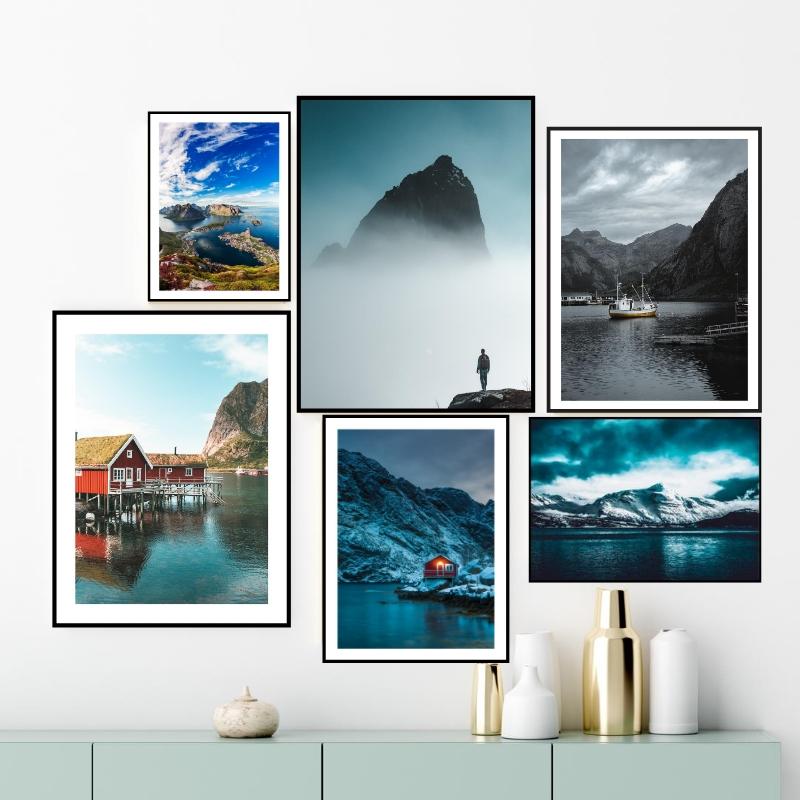 Skuer mot fjellet - Plakat - Plakatbar.no