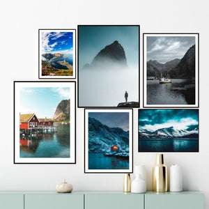 Skuer mot fjellet - Plakat - Plakatbar.no