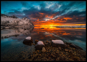 Sky on fire poster - Plakatbar.no