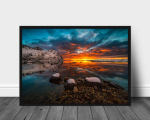 Sky on fire poster - Plakatbar.no