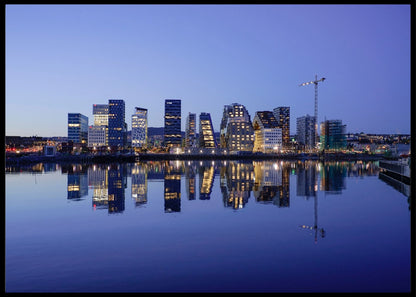 Skyline Oslo - Plakat - Plakatbar.no