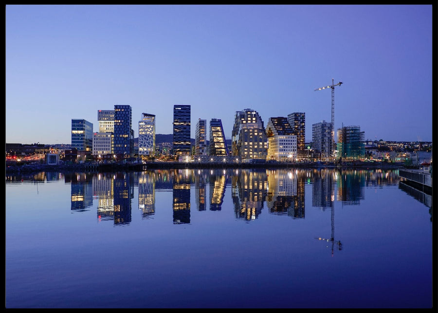 Skyline Oslo - Poster