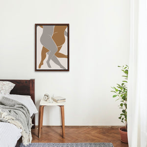 Lovers beige - Pop Art  poster