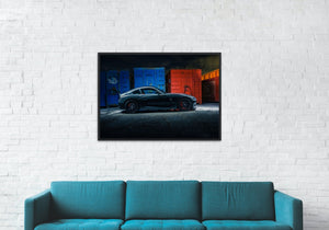 BMW Z4 car poster - By Kaj Alver