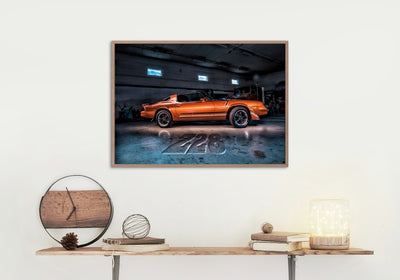 Chevrolet Camaro Z28bilplakat - Av Kaj Alver