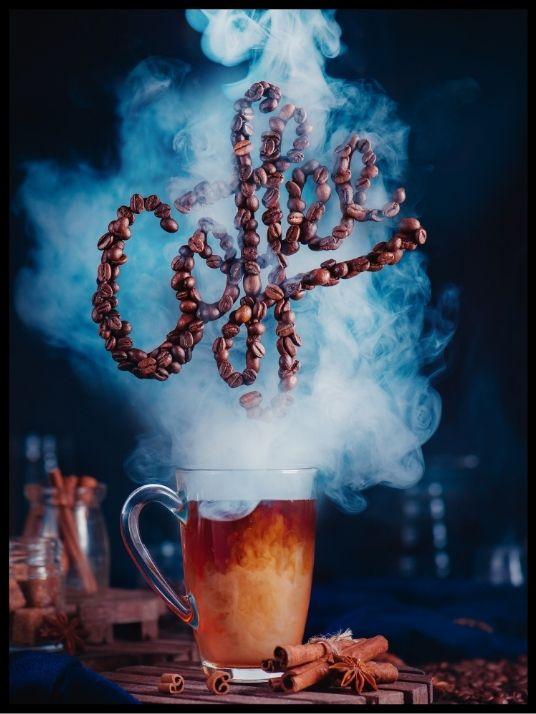 Smell the coffe poster - Plakatbar.no