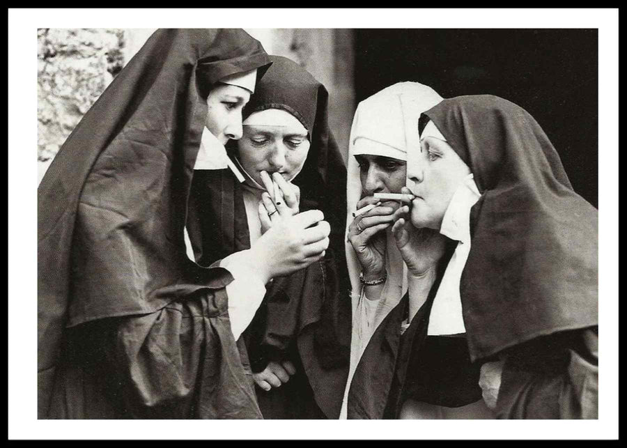Smoking Nuns Poster