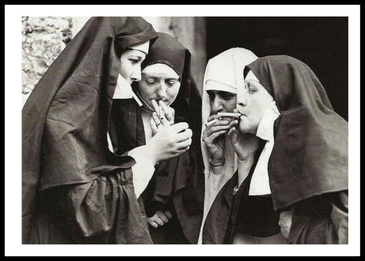Smoking Nuns Poster - Plakatbar.no