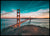 Solnedgang over Golden Gate Bridge poster - Plakatbar.no