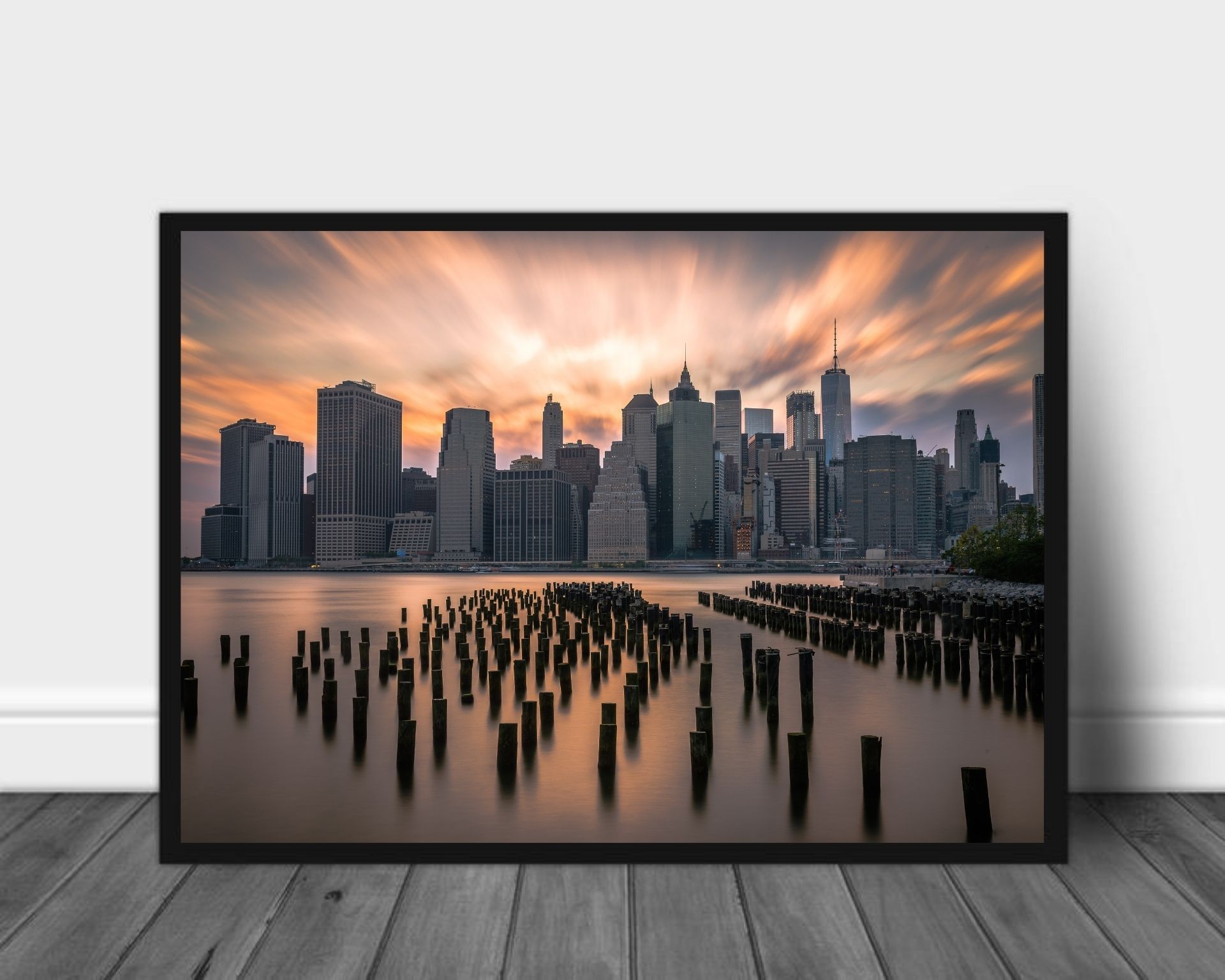 Solnedgang over New York poster - Plakatbar.no