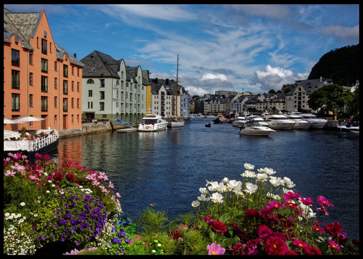 Sommer i Ålesund - Plakat - Plakatbar.no