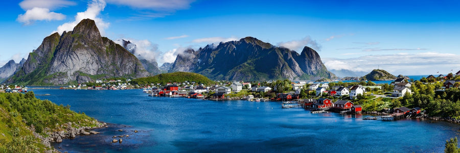 Summer in Lofoten - panoramic canvas
