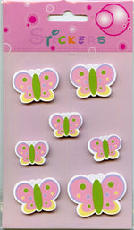 Sommerfugl- stickers - Klistremerker - Plakatbar.no