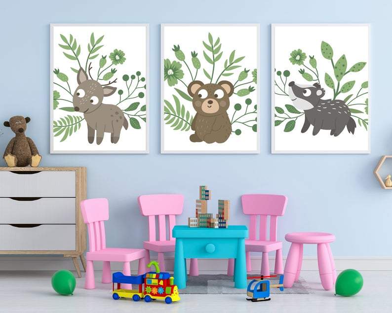 Søt babyhjort - plakat - Plakatbar.no