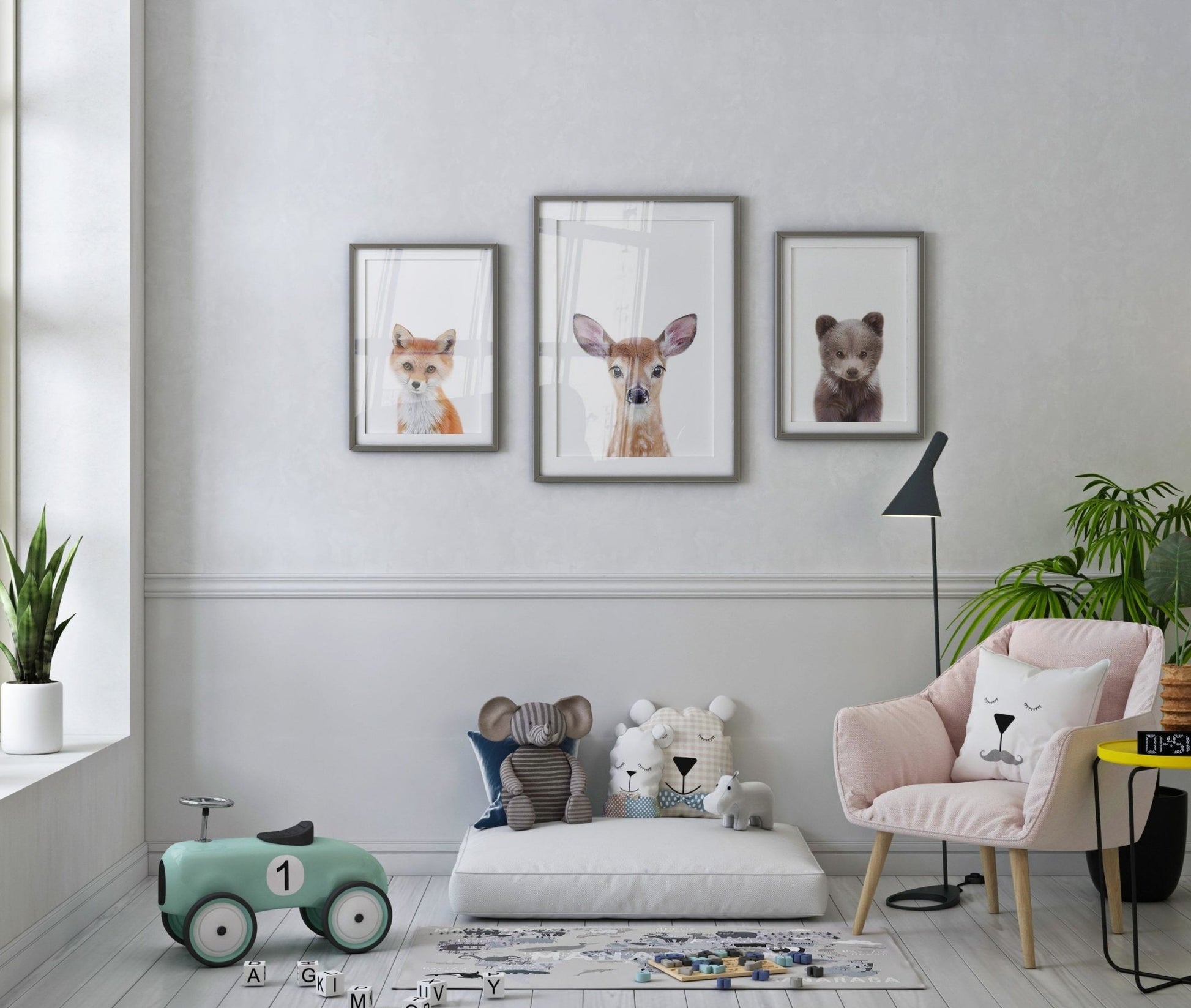 Søt bjørn - Plakat til barnerommet - Plakatbar.no