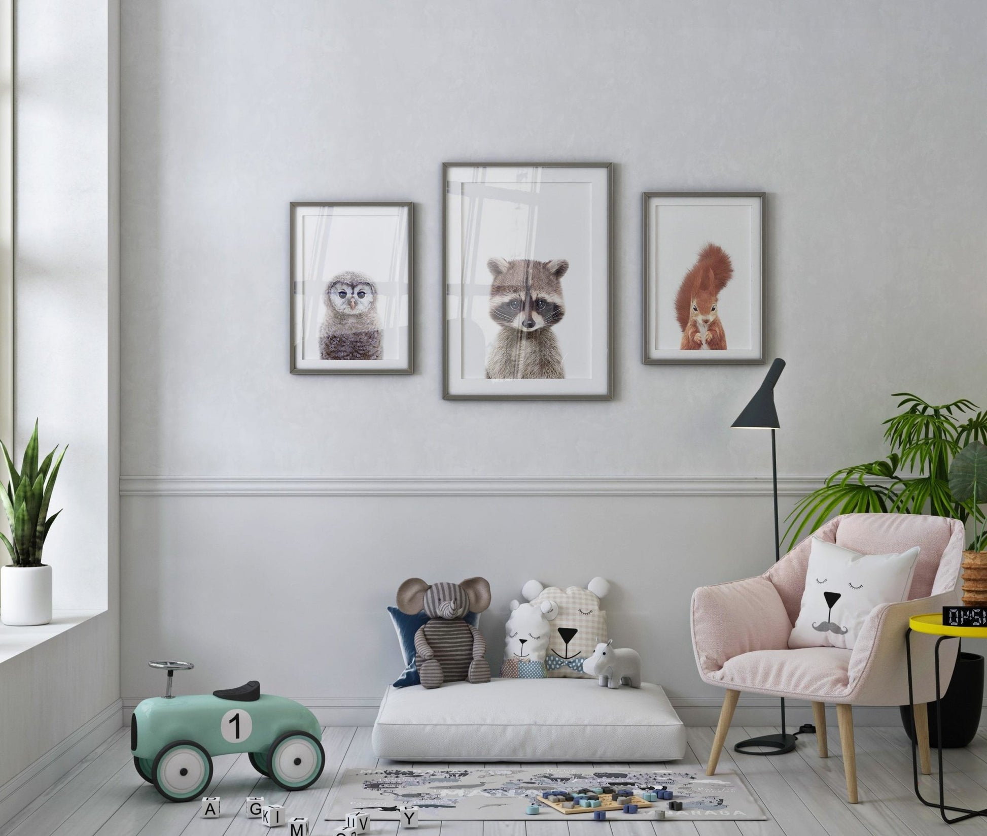 Søt ekorn - Plakat til barnerommet - Plakatbar.no