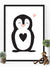Søt pingvinplakat - Plakatbar.no