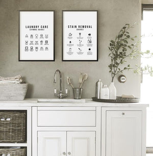 Stain Removal Poster - Hvit - Plakatbar.no