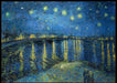Starry Night Over the Rhone, Van Gogh - Plakat - Plakatbar.no
