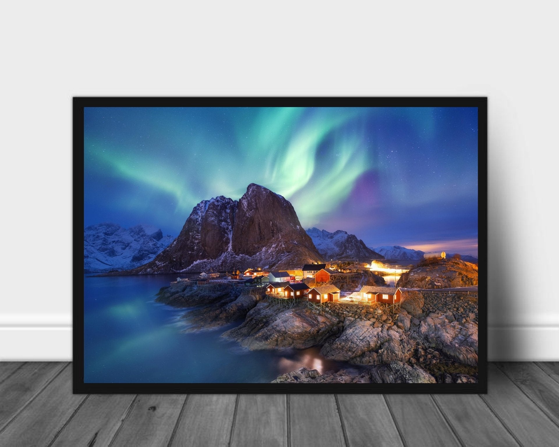 Stemningsbilde fra Lofoten - Plakat - Plakatbar.no