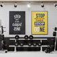 Step out of your comfortzone - Gym poster - Plakatbar.no