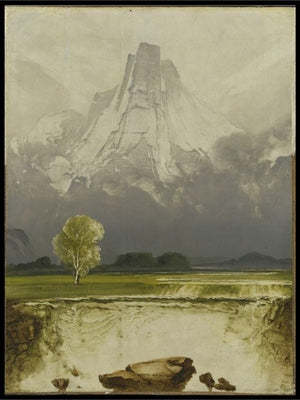 Stetind med bjørk, Peder Balke - Poster - Plakatbar.no