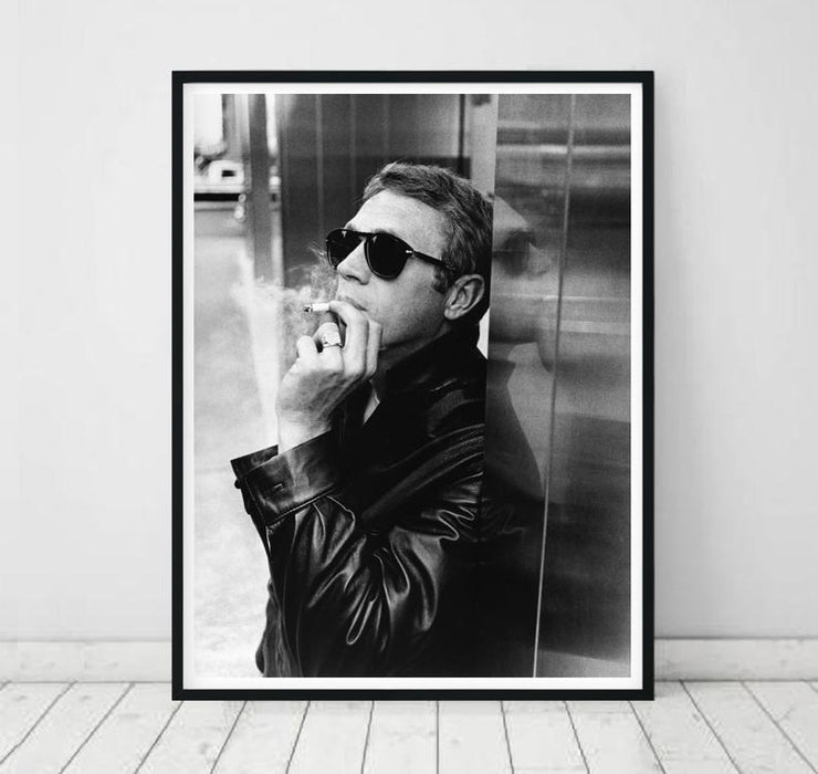 Steve McQueen Smoking Poster - Plakatbar.no