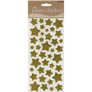 Stjerne gull - stickers - Plakatbar.no
