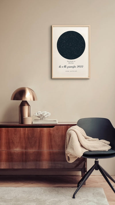 Stjernehimmelen over Molde by - Seriemester - Plakatbar.no