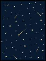 Stjerneskudd på stjernehimmel - Plakatbar.no