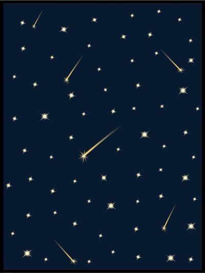 Stjerneskudd på stjernehimmel - Plakatbar.no