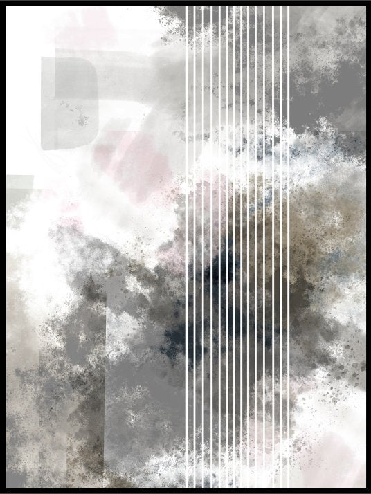 Stripes 02 Abstract Plakat eller Lerret - Plakatbar.no