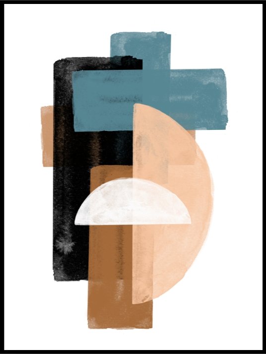 Study Composition No1 Poster or Canvas