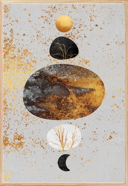 Sun and moon - Plakat