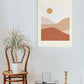 Sun&Mountains - Boho Plakat - Plakatbar.no