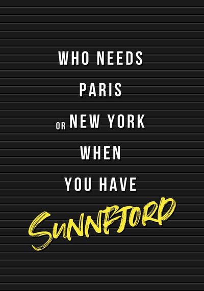 Sunnfjord - Stedsplakat - Plakatbar.no