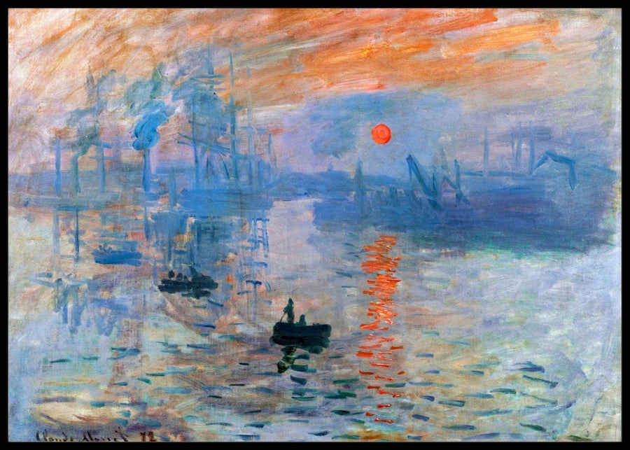 Sunrise, Claude Monet - Poster