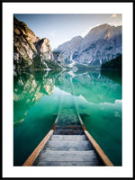 Sunrise green lagoon Poster - Plakatbar.no