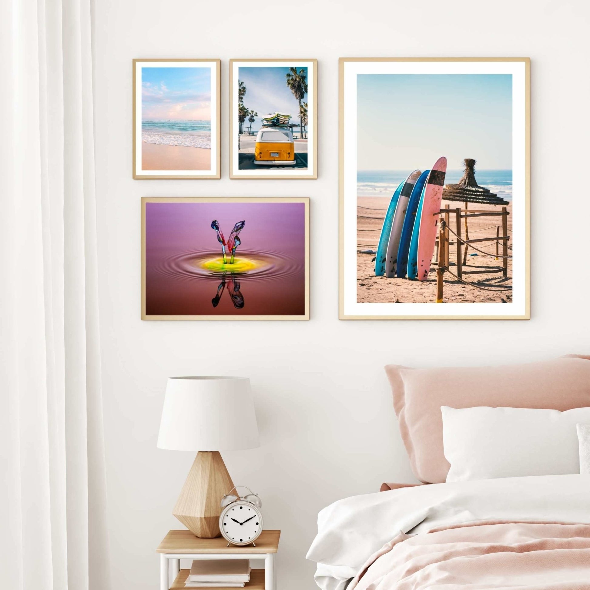 Surf and beach - Plakat - Plakatbar.no